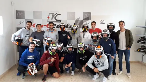 Estudiantes de la RUT en el circuito de karting de Campillos