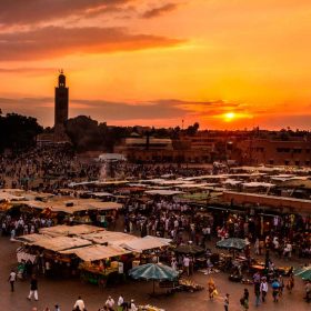 vista atardecer marruecos